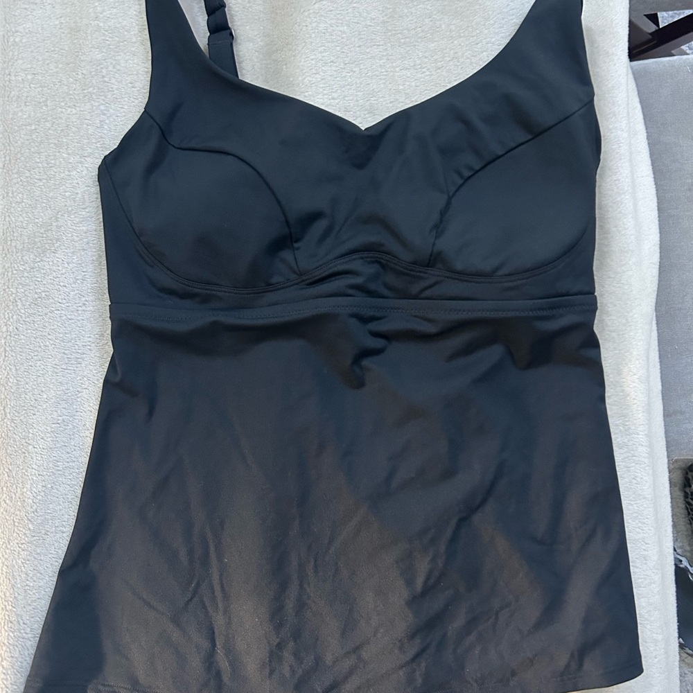 Athleta Black tankini